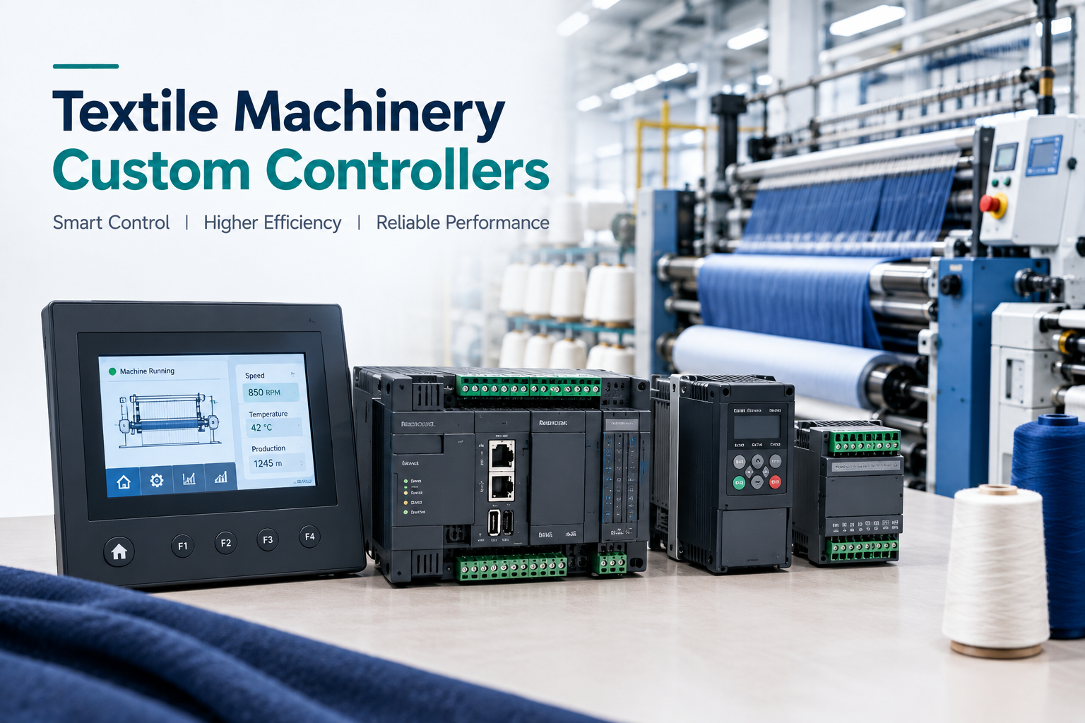 Textile Machinery Custom Controllers